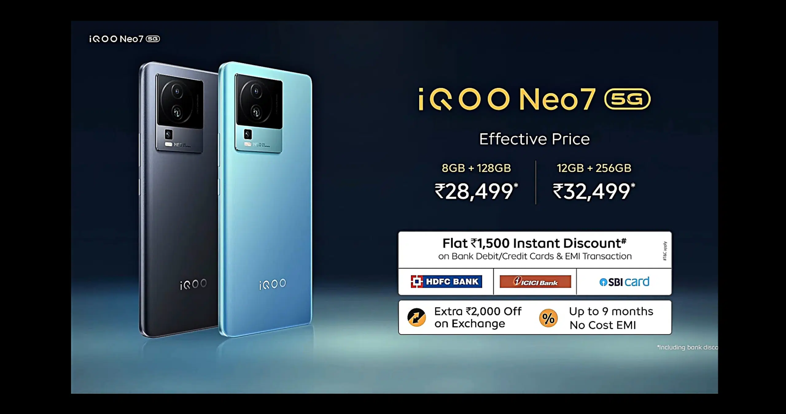 iQOO Neo 7 5G launched in India with Dimensity 8200
