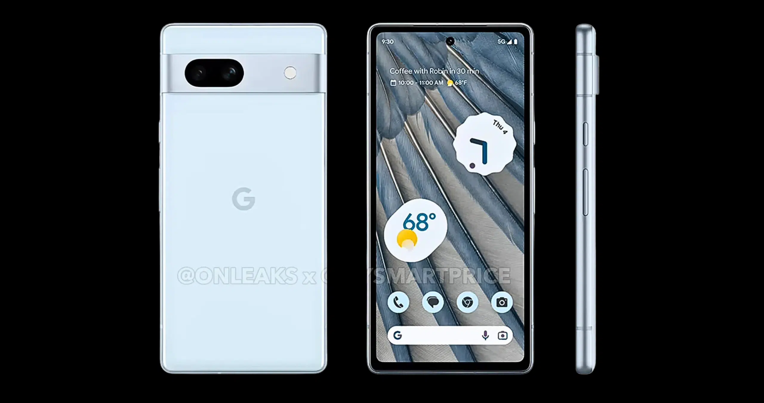 Google Pixel 7a design, Ports & buttons