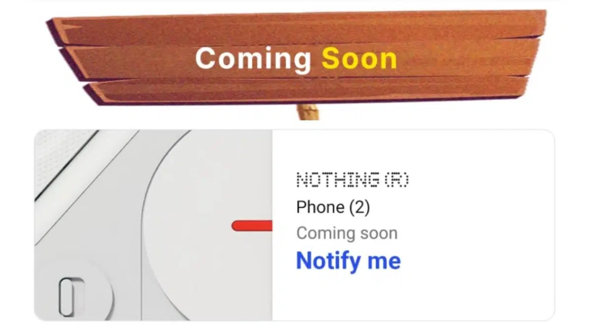 Nothing Phone (2) Flipkart teaser live
