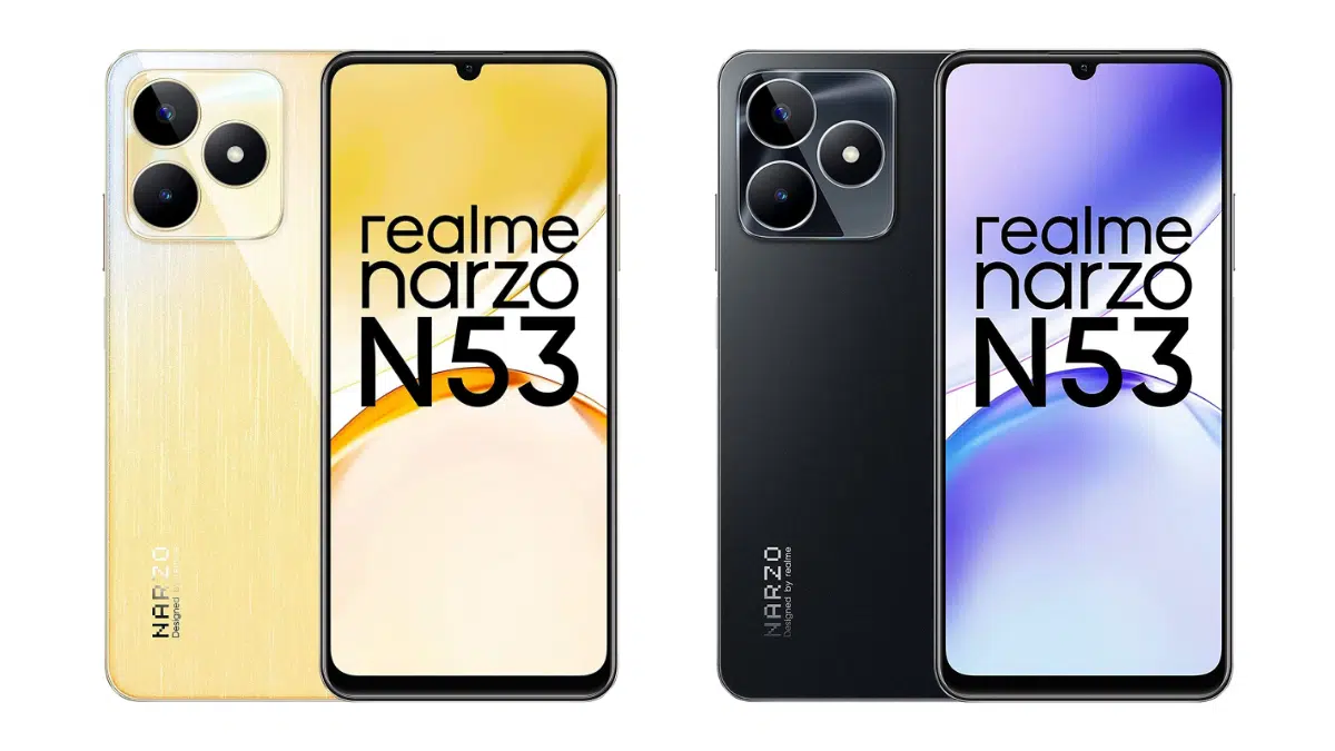 Realme Narzo N53 sale live today