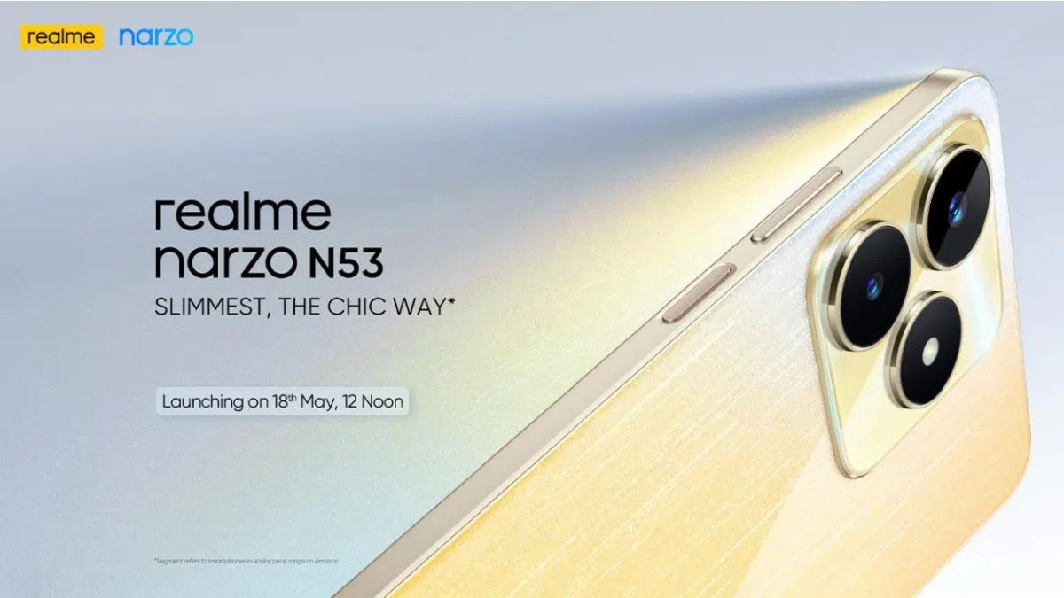 Realme Narzo N53 India launch