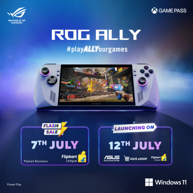 Asus ROG Ally available from July 12th via Flipkart 