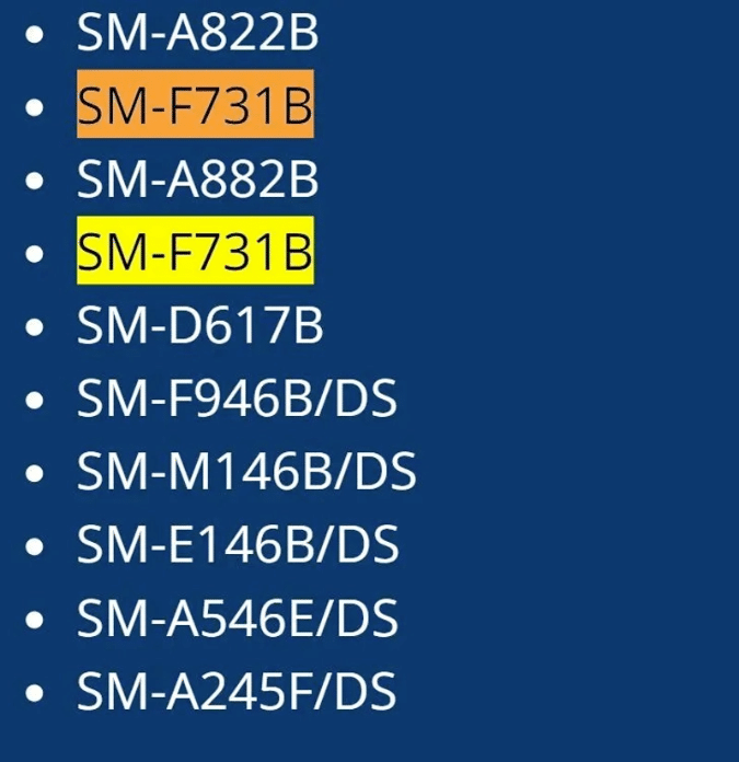 Samsung Galaxy Z Flip 5 BIS certification