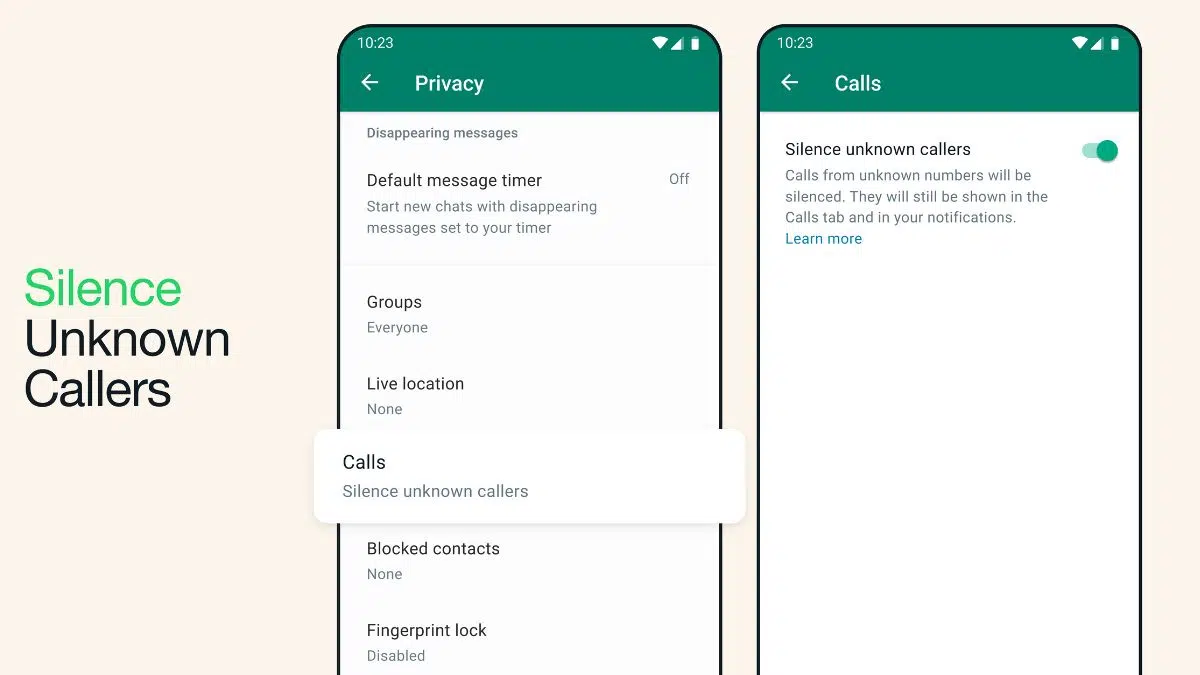 WhatsApp Silence unknown callers: How to enable it