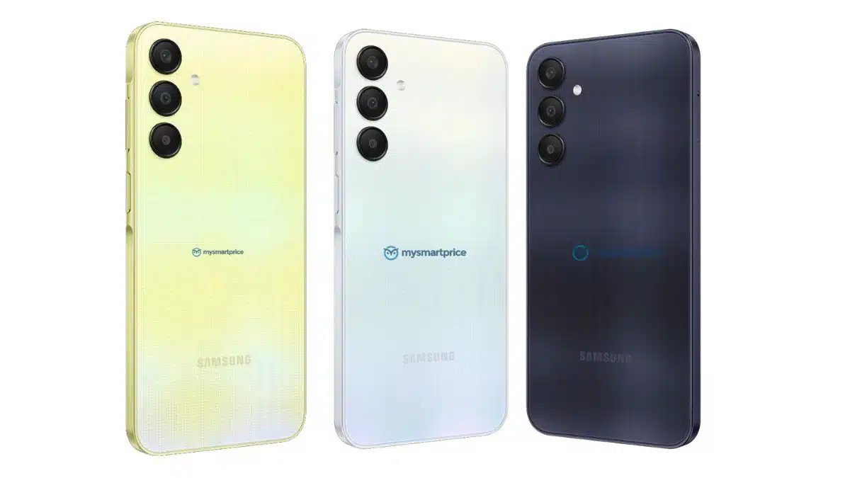 Samsung Galaxy A25 5G official renders