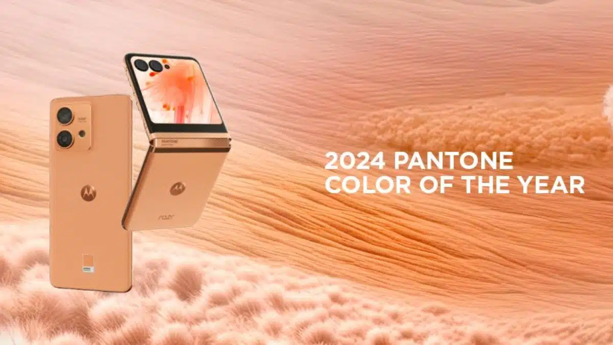 Motorola Razr 40 Ultra, Edge 40 Neo Peach Fuzz color