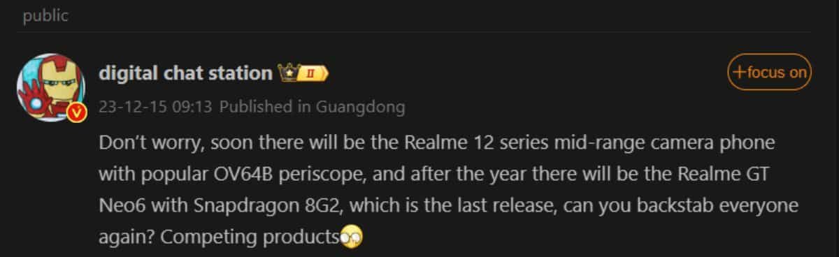 Realme 12 Pro series, Realme GT Neo 6 launch timeline, key details tipped