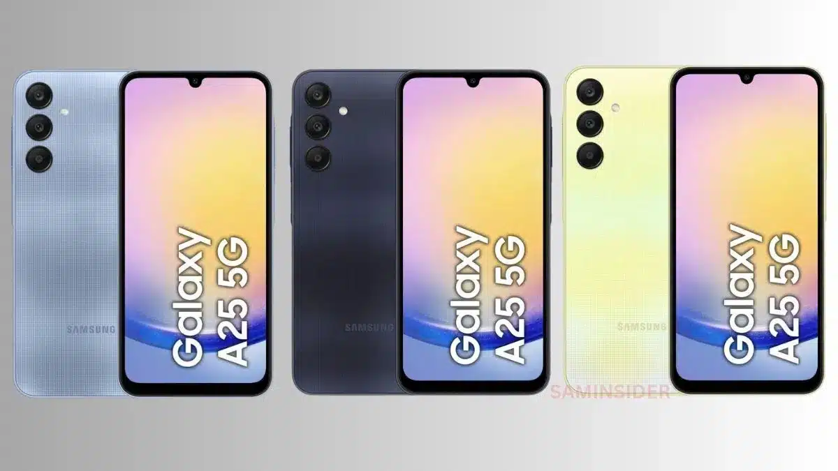 Samsung Galaxy A25 5G european variant design, specifications revealed through marketing material