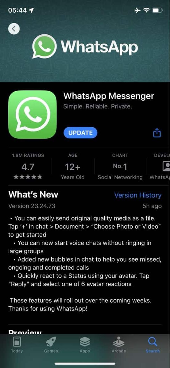 WhatsApp now allows iOS users to send original-quality images and videos