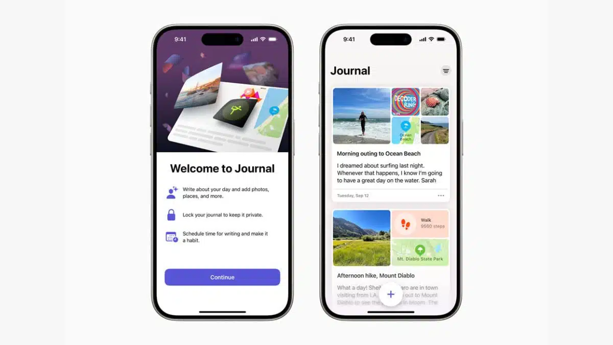 iOS 17.2 released, with new Journal app, spatial video capture support, additional features