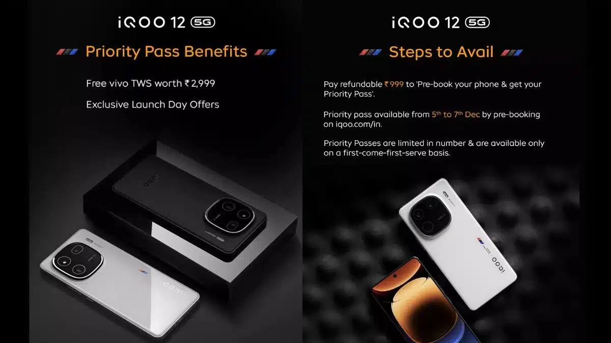 iQOO 12 priority pass