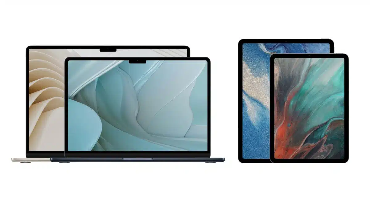 Apple MacBook Air, Apple iPad Air, Apple iPad Pro