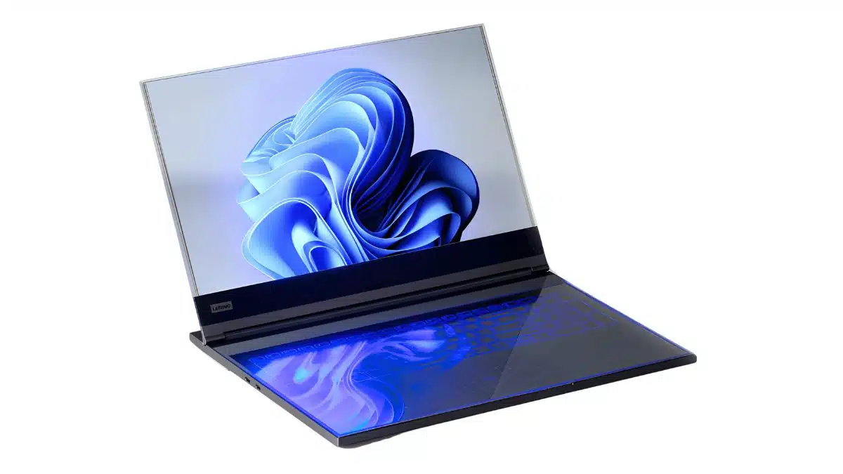 Lenovo ThinkBook Transparent Display laptop