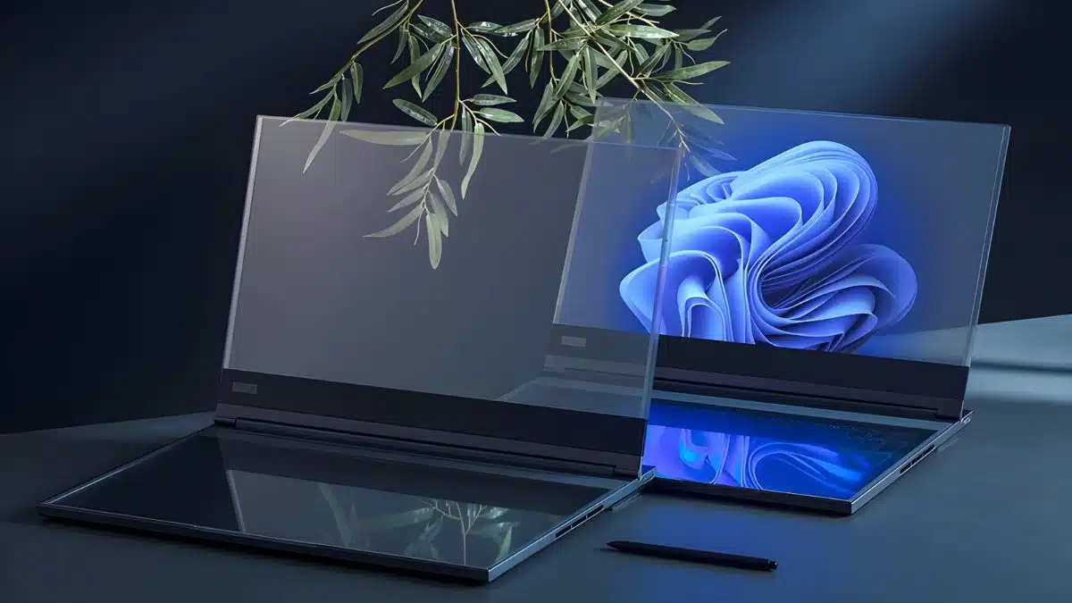 Lenovo ThinkBook Transparent Display laptop