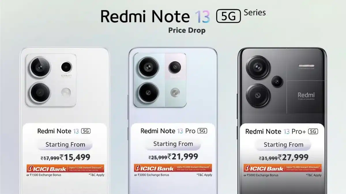 Redmi Note 13 Series Price Cut