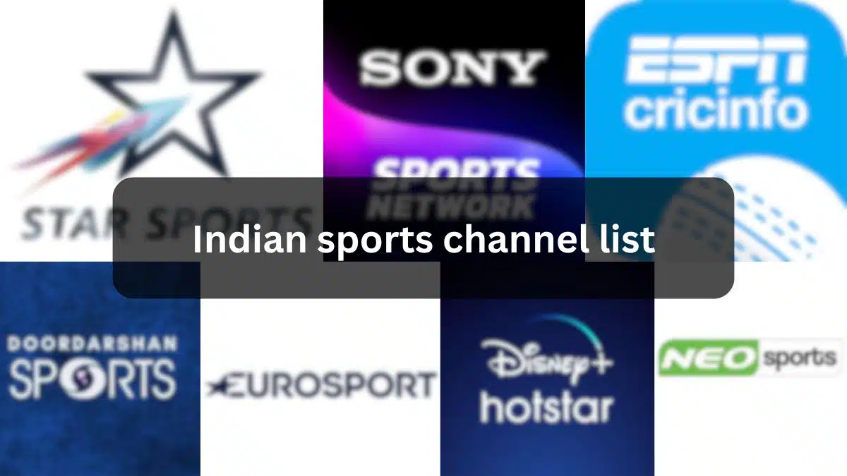 Indian sports channel list