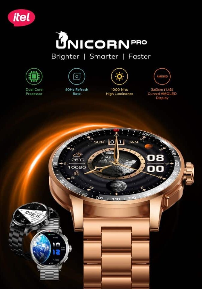  itel Launched Unicorn Pro smartwatch