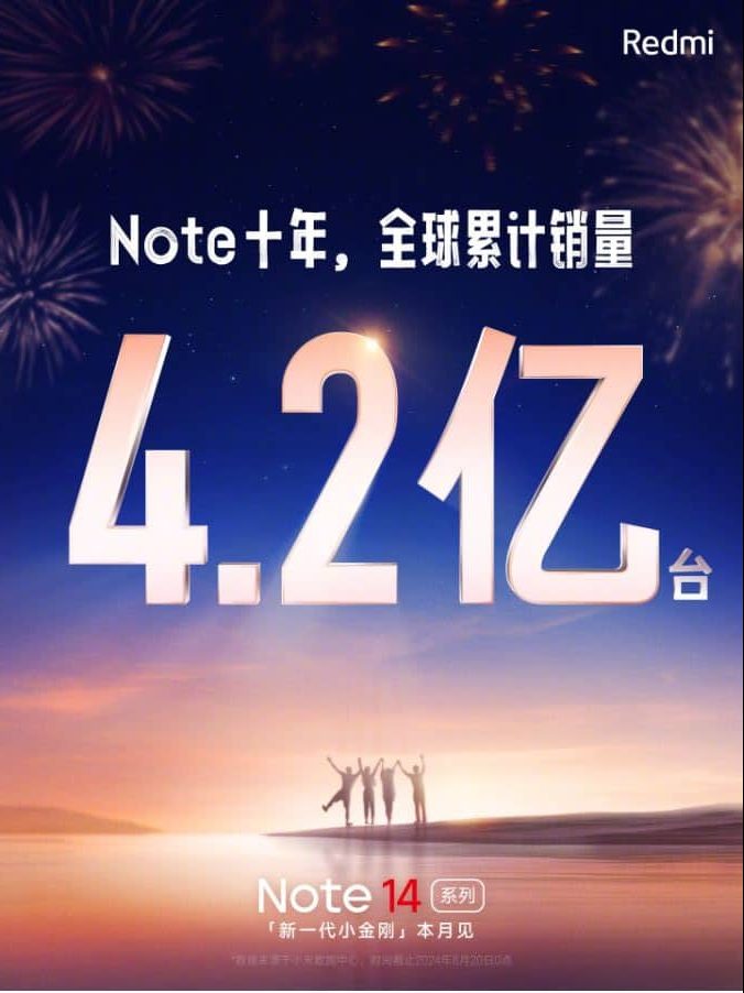 Redmi Note 14 Series China Launch Image